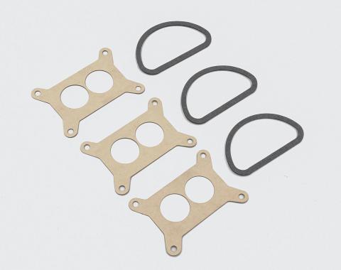 Detroit Muscle Technologies Mopar 6 Pack 6bbl 2300 Carburetor Gasket Set 6pc - TAN DMT6PACK01-TAN