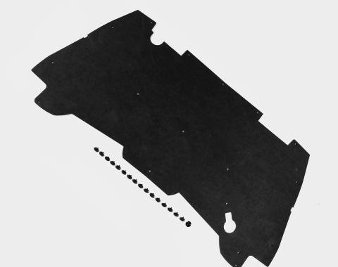 Detroit Muscle Technologies Mopar Dodge Truck Ram 94-01 1500 Hood Insulation Pad ROUND CLIPS FOIL BACKING TRK9402HP01-FOIL