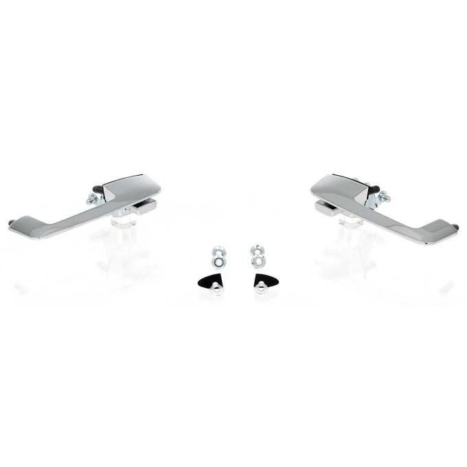 AMD Exterior Door Handles, Outward, Chrome, Pair, 68-70 Dodge Plymouth B-Body T-MP5234