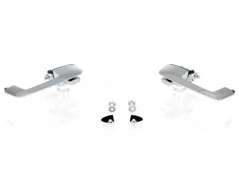 AMD Exterior Door Handles, Outward, Chrome, Pair, 68-70 Dodge Plymouth B-Body T-MP5234