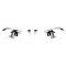 AMD Exterior Door Handles, Outward, Chrome, Pair, 68-70 Dodge Plymouth B-Body T-MP5234
