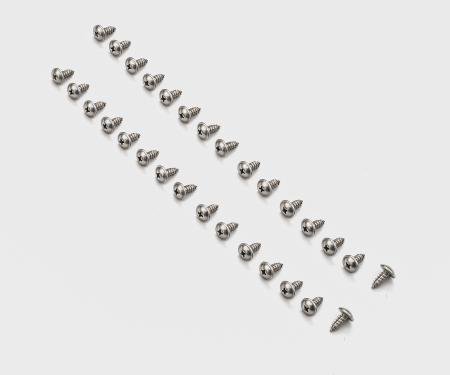 Detroit Muscle Technologies Mopar A Body 63-76, B Body 66-74 Roof Rail Weatherstrip Channel Screws - 30pcs ABX6676WC90-30