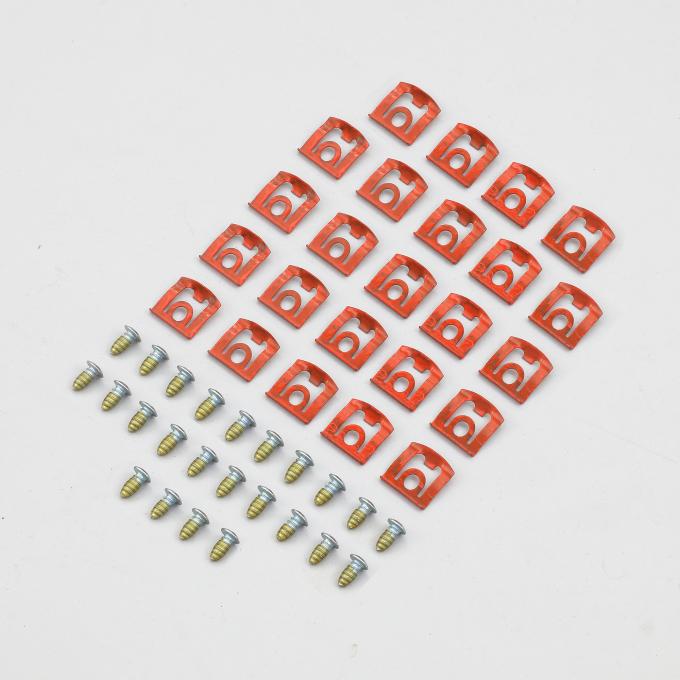 Detroit Muscle Technologies Mopar A Body 68-76 Dart Scamp Rear Window Reveal Trim Clip Set ADA6876TC02-C8020