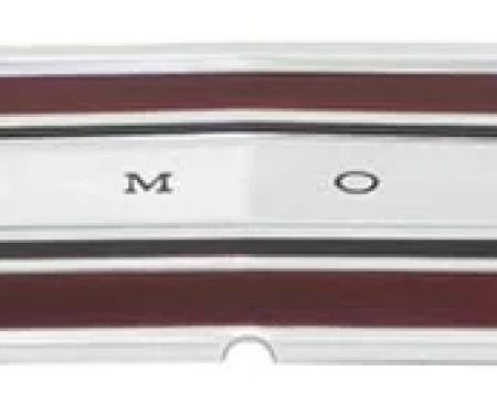 AMD Trunk Trim Finish Panel, "PLYMOUTH" Letters, 68 Road Runner K-MN1462