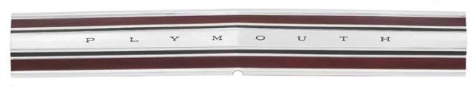 AMD Trunk Trim Finish Panel, "PLYMOUTH" Letters, 68 Road Runner K-MN1462