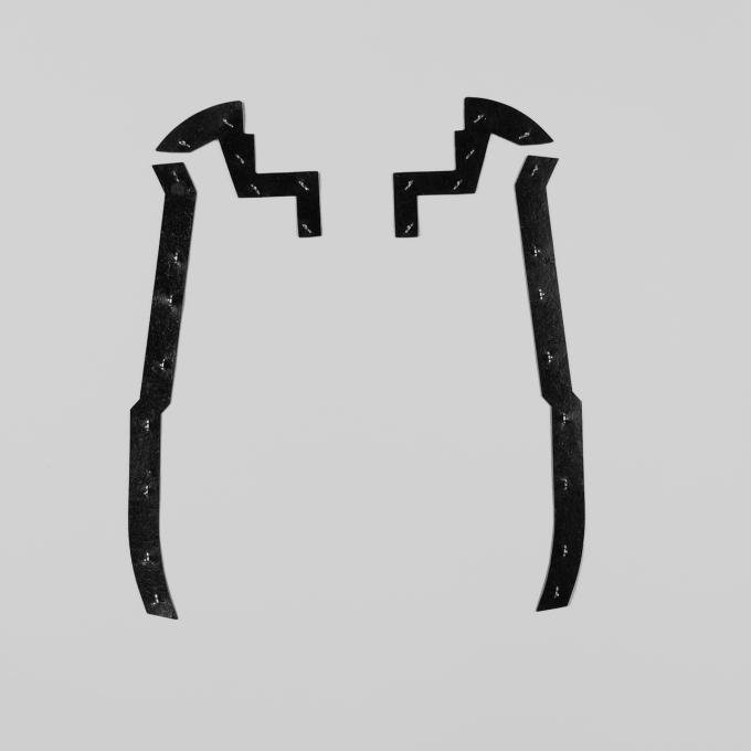 Detroit Muscle Technologies Mopar A Body 66 Dart Headlight Splash Shields ADA6666SS10