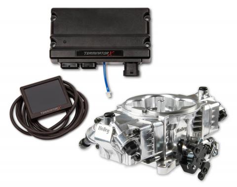 Holley EFI Terminator X Stealth GM LS 4150, Shiny 550-1060