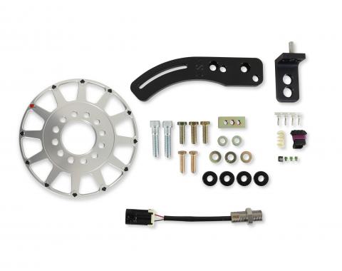 Holley EFI 8-Inch 12-1X Crank Trigger Kit, BBC, Hall Effect 556-170