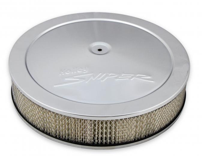 Holley EFI Sniper Air Cleaner Assembly, 14" X 4", Chrome Finish 120-540