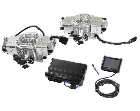 Holley EFI Terminator X Stealth 4150 2x4, Shiny 550-1074