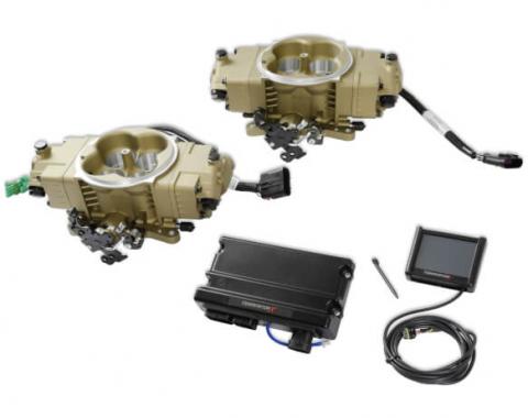 Holley EFI Terminator X Stealth 4150 2x4, Gold 550-1076
