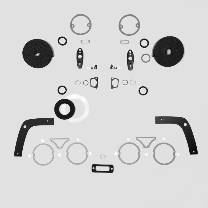 Detroit Muscle Technologies Mopar B Body 68 Charger Paint Exterior Gasket Set BCH6868PK01