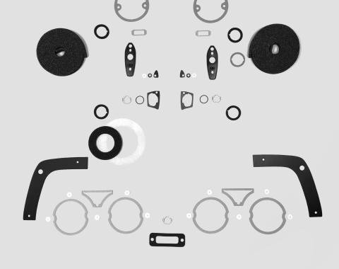 Detroit Muscle Technologies Mopar B Body 68 Charger Paint Exterior Gasket Set BCH6868PK01