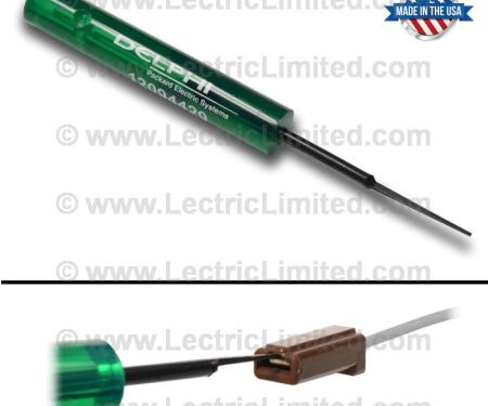 Lectric Limited 1935-2012 American Motors / Chrysler / DeSoto / Dodge / Plymouth / Ford / Mercury / Buick / Cadillac / Chevrolet / GMC / Oldsmobile / Pontiac / Jeep / Studebaker Terminal Removal Tool 12094429