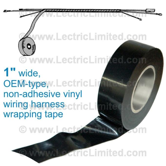 Lectric Limited 1935-2012 American Motors / Chrysler / DeSoto / Dodge / Plymouth / Ford / Mercury / Buick / Cadillac / Chevrolet / GMC / Oldsmobile / Pontiac / Jeep / Studebaker Harness Tape R58276S