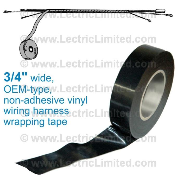 Lectric Limited 1935-2012 American Motors / Chrysler / DeSoto / Dodge / Plymouth / Ford / Mercury / Buick / Cadillac / Chevrolet / GMC / Oldsmobile / Pontiac / Jeep / Studebaker Harness Tape R58272S
