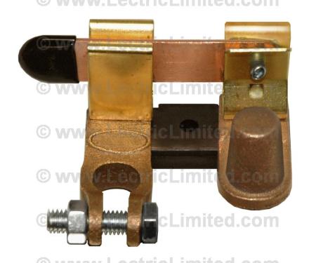 Lectric Limited 1935-2012 American Motors / Chrysler / DeSoto / Dodge / Plymouth / Ford / Mercury / Buick / Cadillac / Chevrolet / GMC / Oldsmobile / Pontiac / Jeep / Studebaker / Volkswagen Battery Quick-Disconnect Knife-Blade Type: Top Post Battery BBDC301