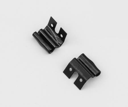 Detroit Muscle Technologies Mopar E Body 70-74 B 71-74 Door Glass Anti Rattle Alignment Clips pair WITH NYLON DIP COATING CHR6003257A-2