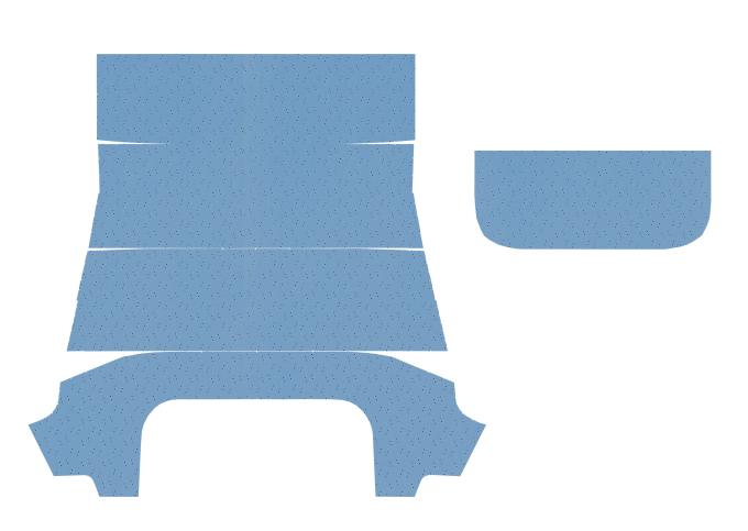 Legendary Auto Interiors 1967-1969 Plymouth Barracuda Hardtop Headliner (Fine Pembrook Perforated)