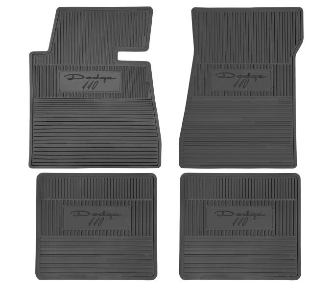 Legendary Auto Interiors 63-64 'Dodge 440' Floor Mats w/ Automatic Transmission - Black FMCP0005001001