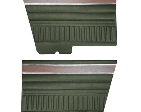 Legendary Auto Interiors 1972 Dodge Dart Rear Panels (W/ Woograin & Smooth Chrome) DO72CLD0048