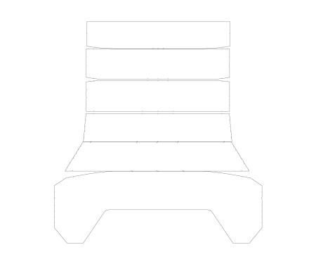 Legendary Auto Interiors 1966 Plymouth Valiant Signet Hardtop Headliner (Crosshatch Perforated)