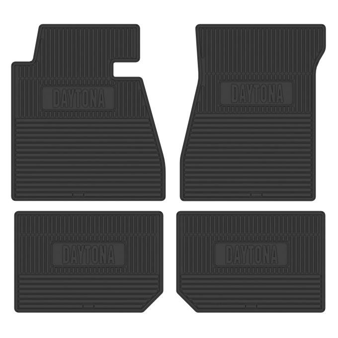 Legendary Auto Interiors 69 Dodge Charger 'Daytona' Floor Mats w/ Automatic Transmission - Black FMCX0005001001