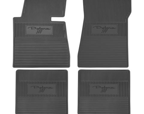 Legendary Auto Interiors 63 Dodge 'Polara 500' Floor Mats w/ Automatic Transmission - Black FMCP0002001001