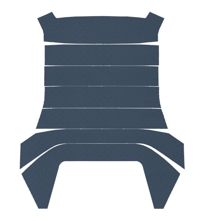 Legendary Auto Interiors 1970-1971 Plymouth / Dodge & Demon '6-Bow' Headliner (Fine Pembrook Perforated)