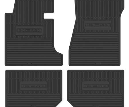 Legendary Auto Interiors 68-70 Dodge/Plymouth B-Body 'Hemi' Floor Mats w/ Manual Transmission - Black FMCDP002002001