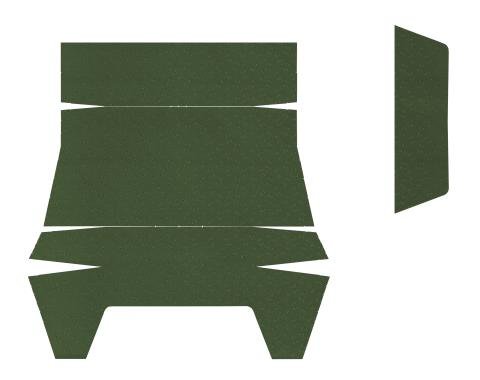 Legendary Auto Interiors 1971-1972 Dodge Challenger Hardtop '4-Bow' Headliner (Fine Pembrook Perforated)