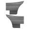 Legendary Auto Interiors 1975-1976 Plymouth / Dodge 75/76 Duster/Dart Sport Fastback Rear Panels