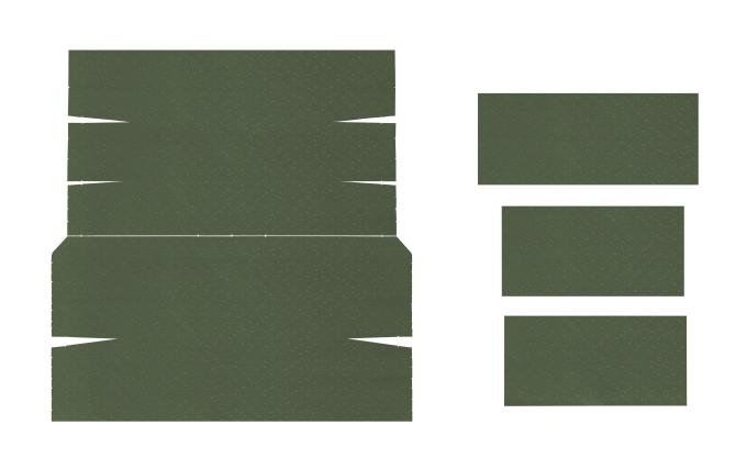 Legendary Auto Interiors 1970-1971 Plymouth Hardtop '5-Bow' Headliner (Fine Pembrook Perforated)