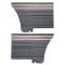 Legendary Auto Interiors 1972 Dodge Dart Rear Panels (W/ Woograin & Knurled Chrome) DO72CLDK048