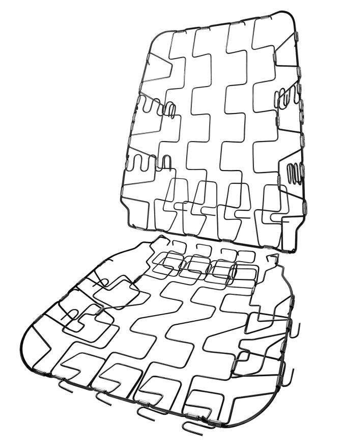 Legendary Auto Interiors 68-69 Amc Amx & Javelin Bucket Seat Top & Bottom Spring Kit SA68AAJ