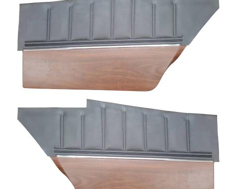 Legendary Auto Interiors 1973 Dodge Charger Hardtop Rear Upper Panels w/ Woodgrain (Cologne Grain)