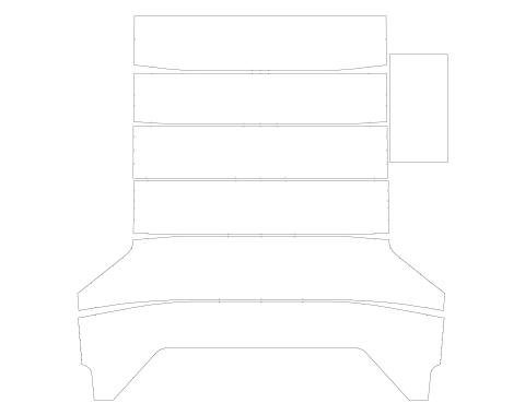 Legendary Auto Interiors 1964 Plymouth Savoy Dodge/Plymouth B-Body 2dr/4dr Sedan Headliner (Weymouth Perforated)