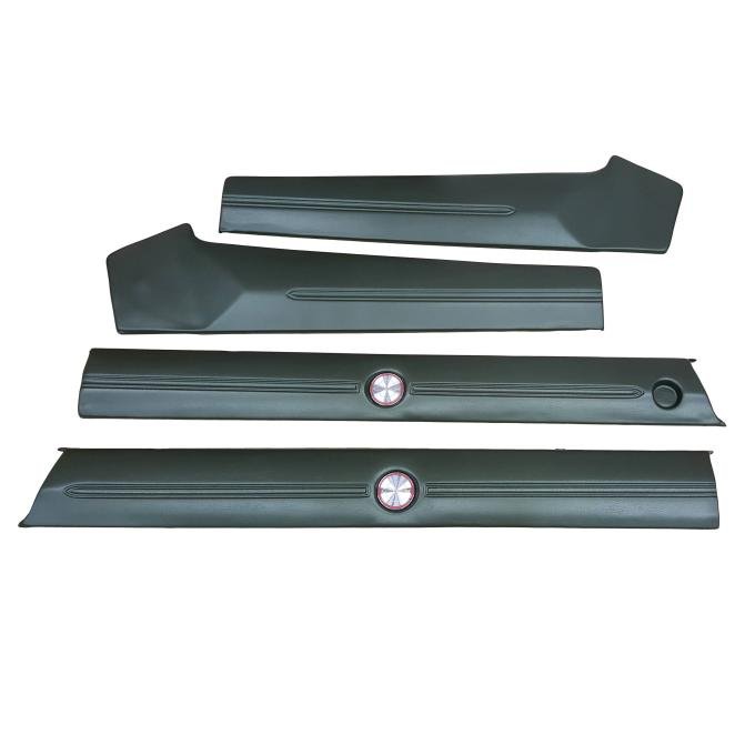 Legendary Auto Interiors 1970 Dodge Charger Front & Rear Upper Door Panel Pads