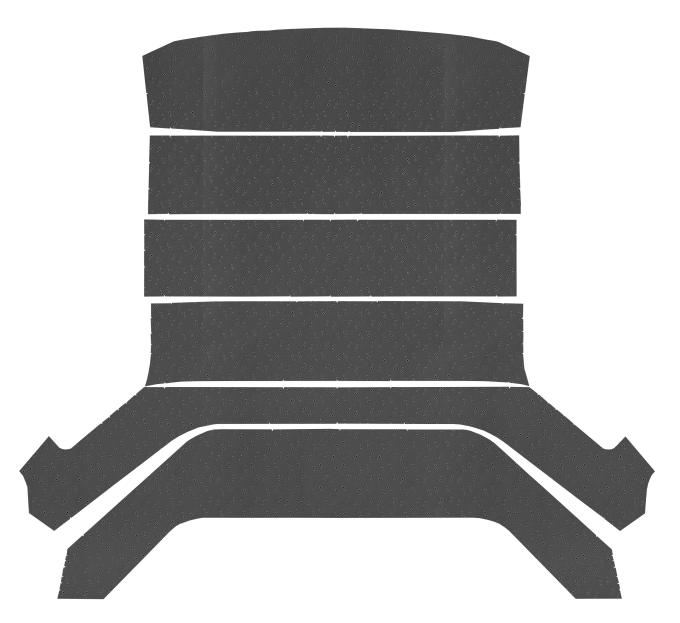 Legendary Auto Interiors 1967-1969 Plymouth Valiant Signet 2dr/4dr Sedan Headliner (Fine Pembrook Perforated)