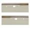 Legendary Auto Interiors 1972 Dodge Dart Demon/Dart Swinger/Scamp Front Door Panels (W/ Woograin & Smooth Chrome)
