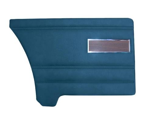 Legendary Auto Interiors 1971 Dodge / Plymouth Demon "Decor" Fastback Rear Panels w/ Woodgrain