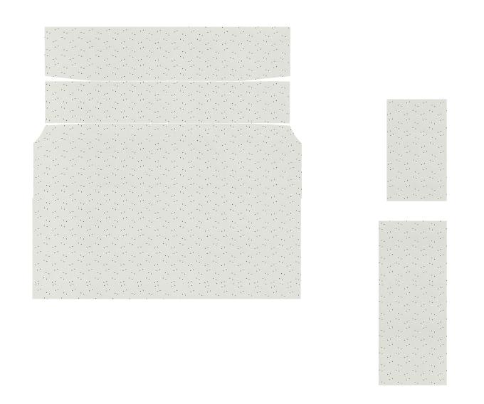 Legendary Auto Interiors 1971-1972 Plymouth Hardtop '4-Bow' Headliner (Fine Pembrook Perforated)