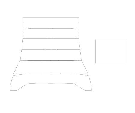 Legendary Auto Interiors 1964 Dodge / Plymouth Plymouth B-Body Hardtop Headliner (Weymouth Perforated)