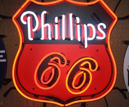 Neonetics Standard Size Neon Signs, Phillips 66 Neon Sign