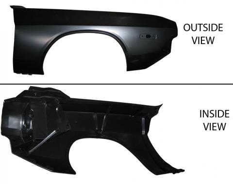 Challenger Front Fender, Right, 1972-1974