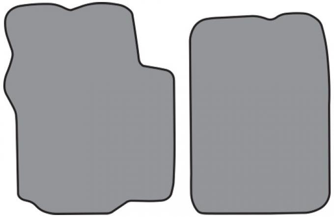 ACC 1984-1995 Dodge Caravan Auto Floor Mat Frt Row 2pc (DO588F) Cutpile