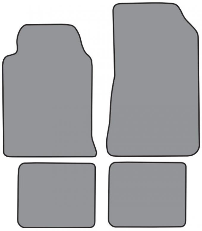 ACC 1987-1989 Chrysler Conquest Floor Mat 4pc (FM428F FM18R) Cutpile