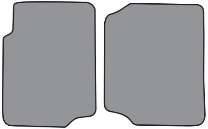ACC 1981-1984 Jeep Scrambler Floor Mat Frt Row 2pc (FM166F) Cutpile