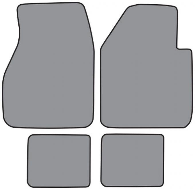 ACC 1967-1970 Chrysler Imperial Floor Mat 4pc (FM364F FM18R) Loop