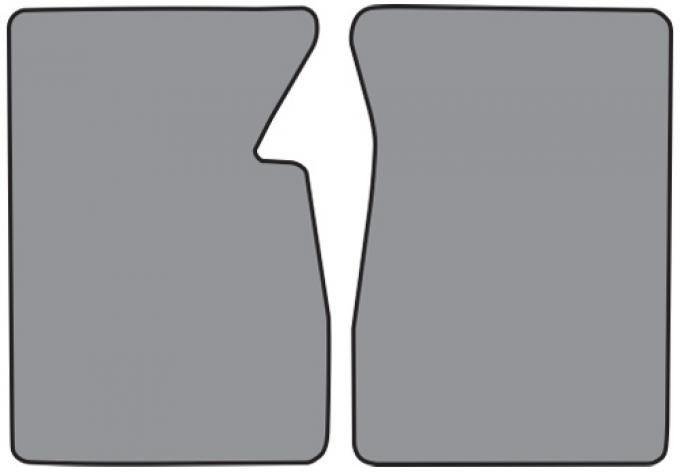 ACC 1964-1967 Dodge D300 Series Floor Mat 2pc (FM32F) Loop